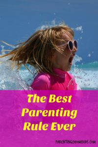 Make your life easier. Use this one rule for your kids.