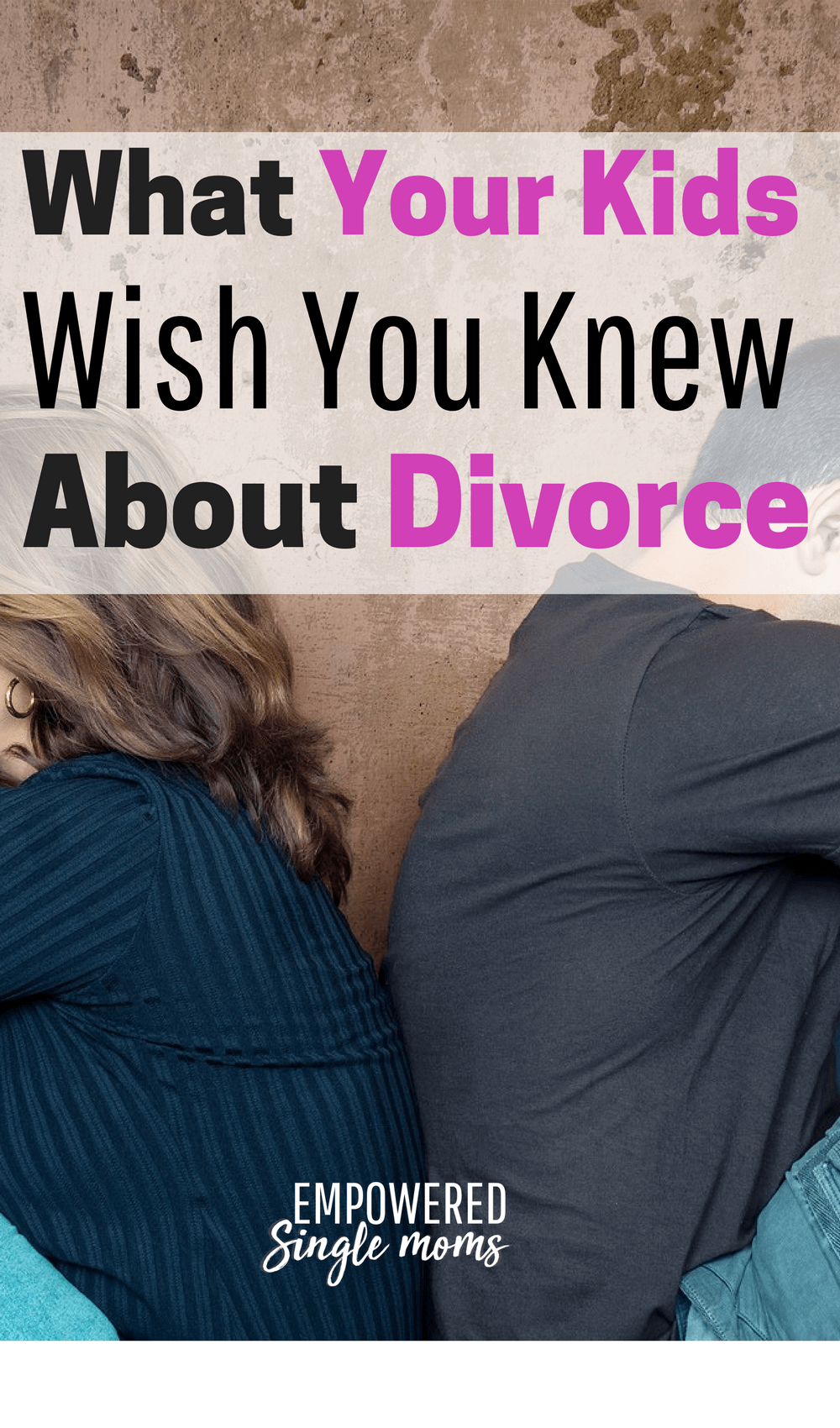 Kids growing up with divorced parents have a lot of strong thoughts and feelings. Single moms often wish they knew what they could do to help kids. Kids wish parents would help make living in two homes easier. These tips are what they want you to know. #divorce #tips #singlemoms