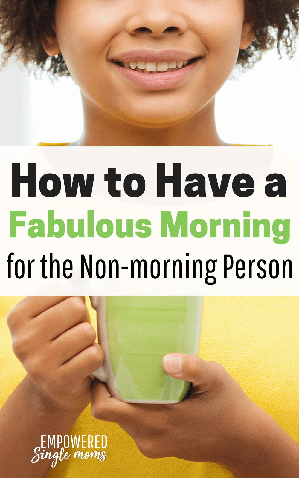 If you are not a morning person, this routine will make all the difference in making your morning the start to a good day. #routine, #morning