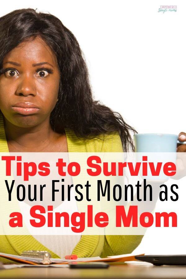 Inspiration on how to survive the first month as a single mom after separation or divorce. If you are a single mom with no help her is the help you need to figure out what to do next.