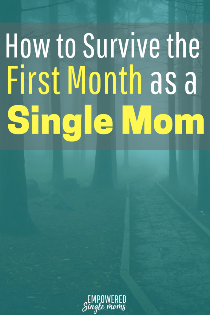 Being a single mom is hard. Get these tips on how to survive the first month.