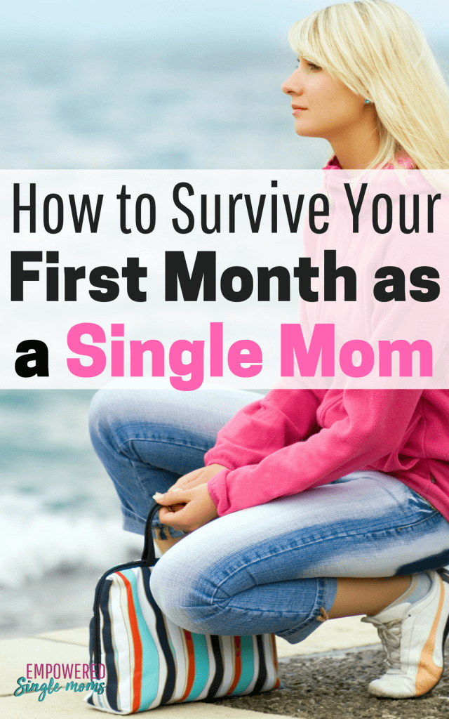 Being a single mom is hard. Get these tips on how to survive the first month.