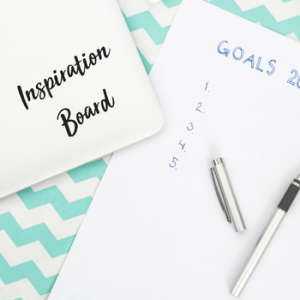 Creating a vision or inspiration board is a great tool for dreaming a new life. Use this step by step how to and helpful ideas to create a new life as a single mom. #visionboard, #singlemom, #inspiration board