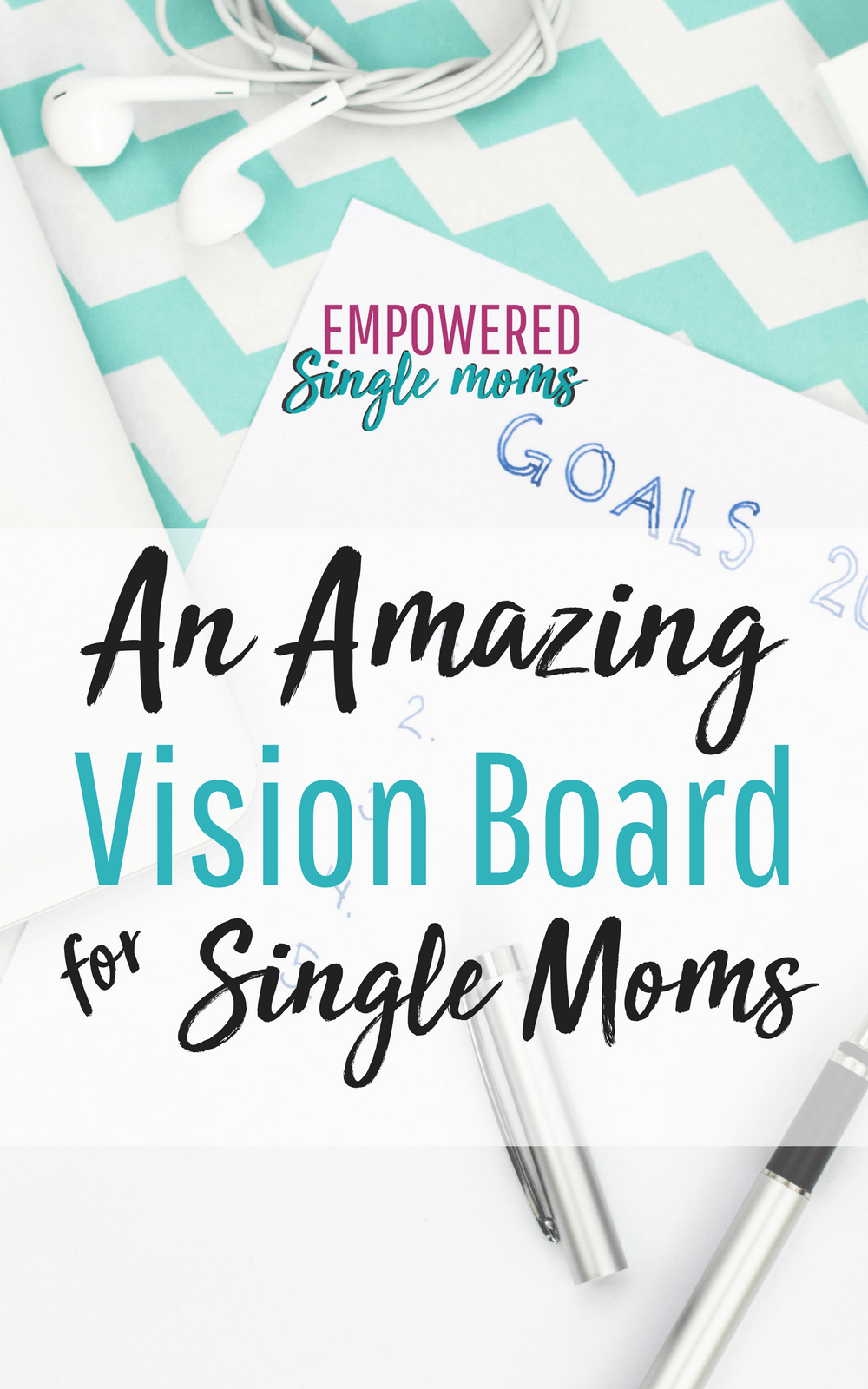 Creating a vision or inspiration board is a great tool for dreaming a new life. Use this step by step how to and helpful ideas to create a new life as a single mom. #visionboard, #singlemom, #inspiration board