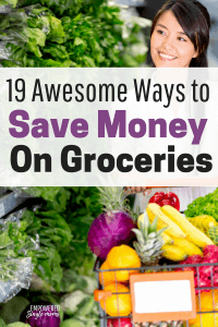 Save hundreds of dollars a year on your grocery budget. Frugal living has never been so easy or healthy as with these tips to save money. #frugalliving, #savemoney, #groceries