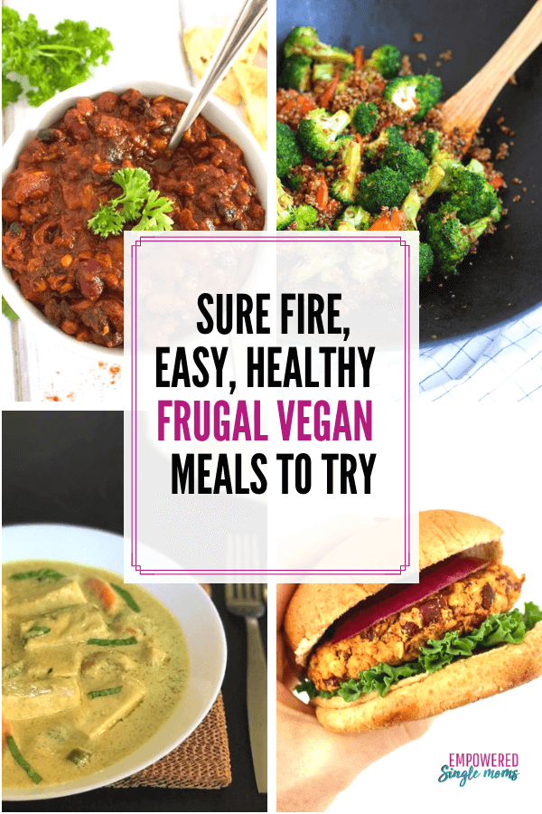 You will want to try these vegan meals. Healthy eating couldn't be easier with these plant based frugal meals. These dairy free meals will make meatless meals fun for your family.