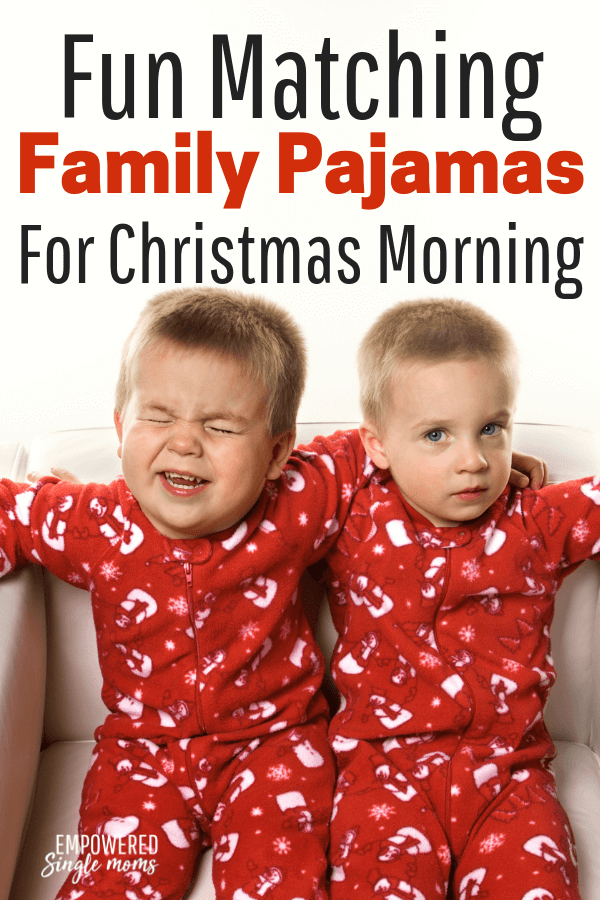 Fun matching family Christmas jammies