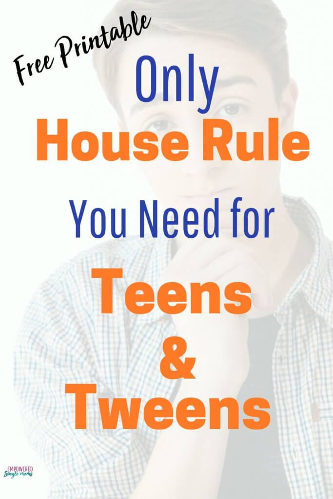 Free printable house rules for teens and tweens