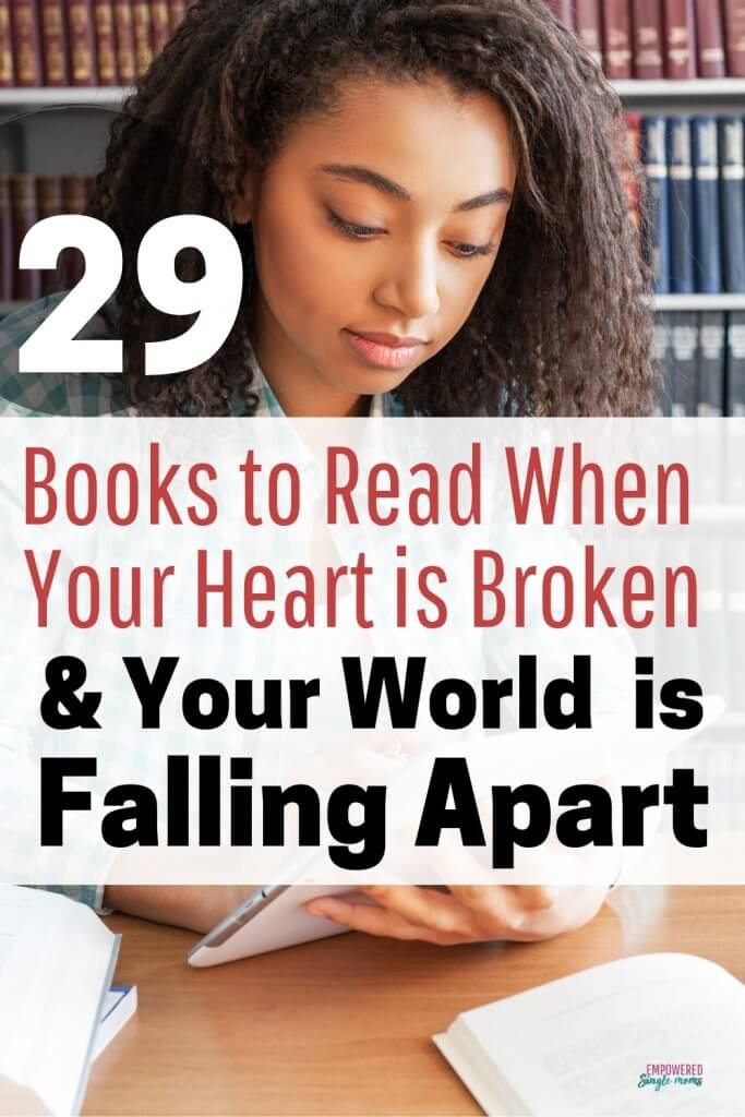 When you are full of sadness and grief with a broken heart these inspirational self help books will help you keep going and heal from divorce or a break-up. Single moms recommend these books when thinking about the lessons learned in healing.