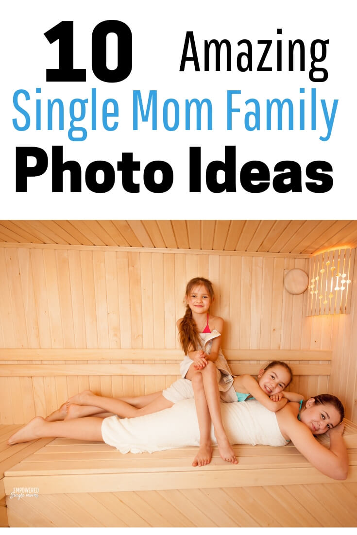 Creative ideas for your single parent family photo shoot. Make sure your family photos are beautiful with ideas on what to wear in your family pictures. Get fun tips for mother son pictures, photos of the whole family or mom and baby photos.