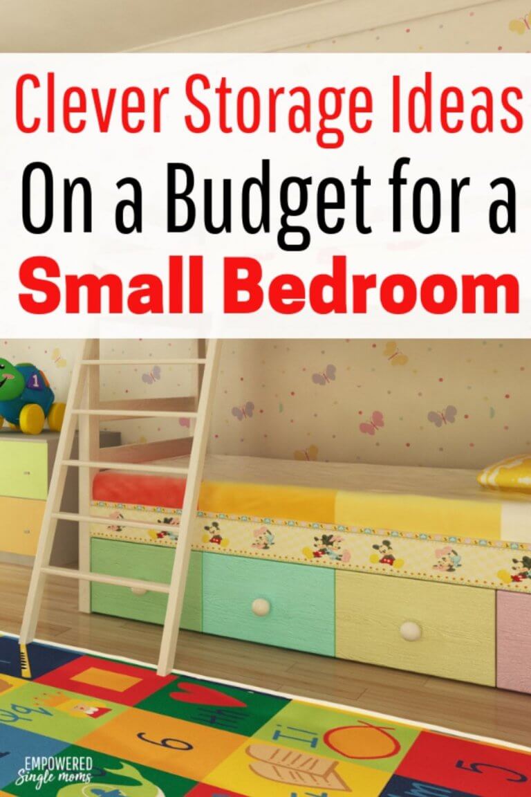 Clever Storage Ideas for a Small Bedroom on a Budget - Empowered Single ...