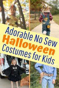 No sew Halloween costumes