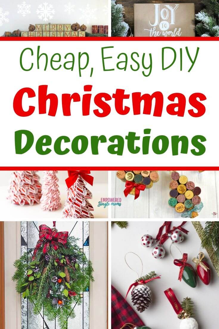 Easy, Cheap DIY Christmas Decorations to Make at the Last Minute