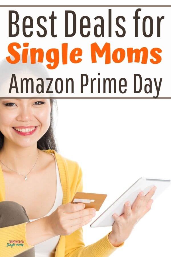 woman internet shopping for amazon prime day