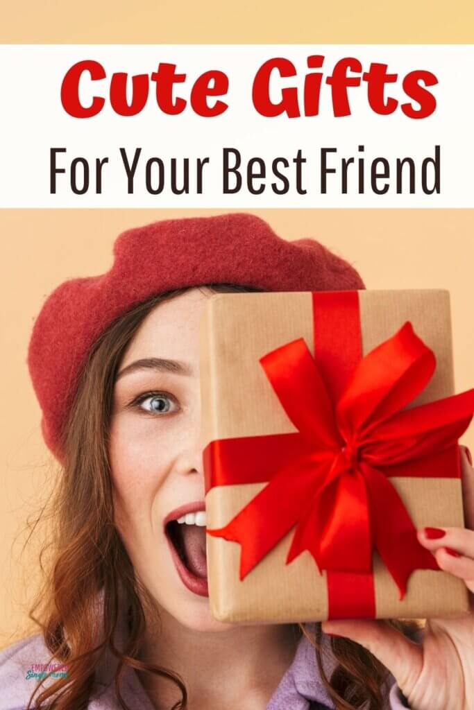 woman with gift